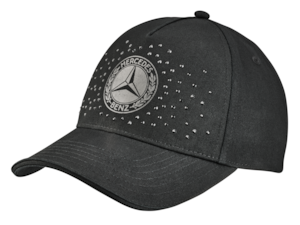 Mercedes-Benz Classic 2026 women's cap, black. 100% organic cotton. 5-panel cap. Logo print of the historic star. Adjustable fit. Mercedes-Benz Classic 2026 women's cap, black. 100% organic cotton. 5-panel cap. Logo print of the historic star. Adjustable fit.