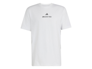 AMG T-Shirt Unisex. Weiß. 100 % Baumwolle. Streifendetail entlang der Seitennaht. C590 Grafik auf dem Rücken. Loose Fit. AMG und adidas Logo auf der Brust. Made for Mercedes-AMG by adidas. Größen XS-XXXL. AMG T-Shirt Unisex. Weiß. 100 % Baumwolle. Streifendetail entlang der Seitennaht. C590 Grafik auf dem Rücken. Loose Fit. AMG und adidas Logo auf der Brust. Made for Mercedes-AMG by adidas. Größen XS-XXXL.