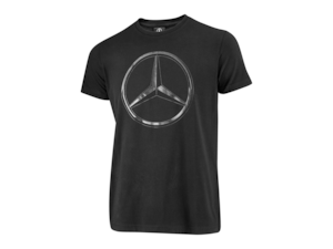 Men's T-shirt. Black. 95% cotton/5% elastane. Slim-fit. Sizes S-XXL.