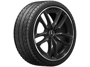 AMG 5-twin-spoke wheel, 55.9 cm (22-inch), High-sheen rim flange