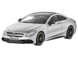 Mercedes-AMG S 63 Coupé<br/>Limited edition of 1000<br/>1:43. Manufacturer: Minimax<br/>iridium silver magno B6 696 0400