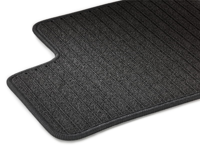 Ribbed mats, CLASSIC, Rear, Set of 2