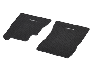 Durable, extremely hardwearing needle felt mats, with embroidered Mercedes-Benz lettering.