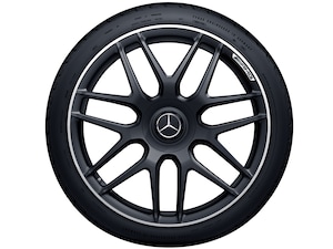 AMG forged wheel in cross-spoke design