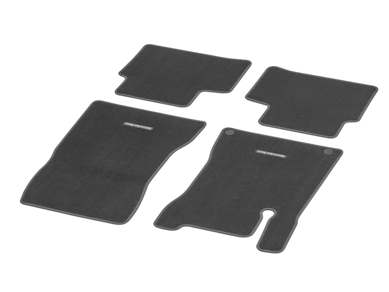 Veloursmatten, CLASSIC, Satz, 4-teilig, Ziernaht alpakagrau Veloursmatten, CLASSIC, Satz, 4-teilig, Ziernaht alpakagrau