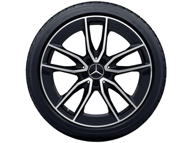 AMG 5-twin-spoke wheel, 48.3 cm (19-inch), High-sheen finish