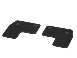 Durable, extremely hardwearing needle felt mats, with embroidered Mercedes-Benz lettering.