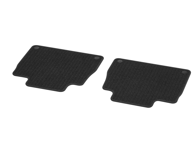 Ribbed mats, CLASSIC, Rear, Set of 2