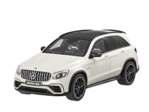 Mercedes-AMG GLC 63 4MATIC+ X253<br/>1:18, manufacturer: GT Spirit<br/>Designo diamond white bright B6 696 5713