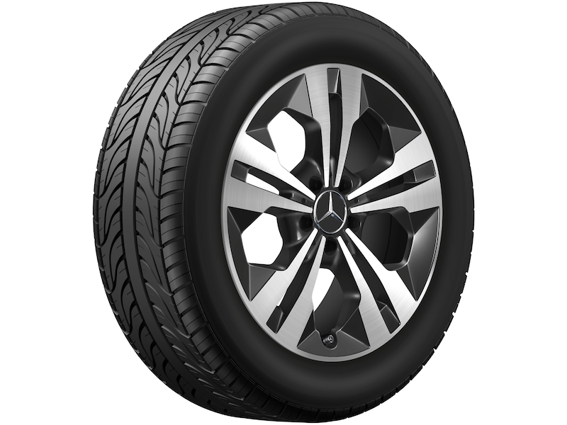 5-twin-spoke wheel, Aero, 45.7 cm (18-inch), High-sheen finish 5-twin-spoke wheel, Aero, 45.7 cm (18-inch), High-sheen finish