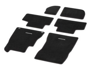 Veloursmatten, CLASSIC, Satz, 6-teilig, Ziernaht nußbraun Veloursmatten, CLASSIC, Satz, 6-teilig, Ziernaht nußbraun