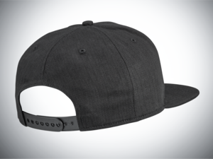 Flat brim cap