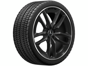 AMG 5-twin-spoke wheel, 55.9 cm (22-inch), High-sheen rim flange