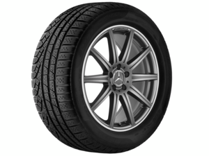 AMG 10-spoke wheel, 48.3 cm (19-inch), High-sheen rim flange AMG 10-spoke wheel, 48.3 cm (19-inch), High-sheen rim flange