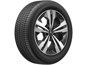 5-twin-spoke wheel, Aero, 45.7 cm (18-inch), High-sheen finish 5-twin-spoke wheel, Aero, 45.7 cm (18-inch), High-sheen finish