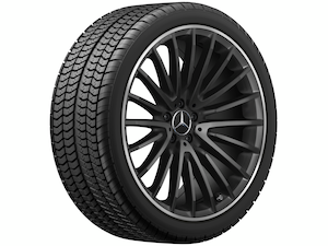 AMG multi-spoke wheel, 53.3 cm (21-inch), High-sheen rim flange