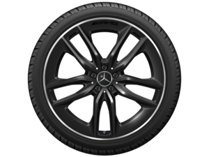 AMG 5-twin-spoke wheel, 55.9 cm (22-inch), High-sheen rim flange