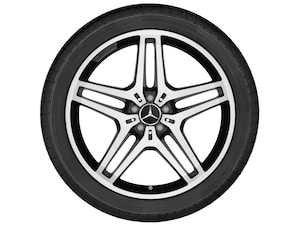 AMG 5-twin-spoke wheel, 53.3 cm (21-inch), High-sheen finish