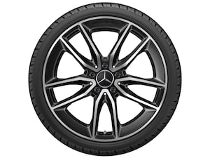 AMG 5-twin-spoke wheel, 48.3 cm (19-inch), High-sheen finish