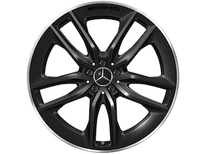 AMG 5-twin-spoke wheel, 55.9 cm (22-inch), High-sheen rim flange