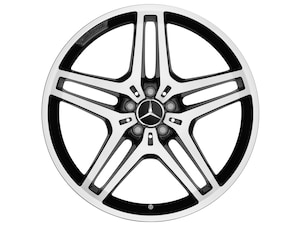 AMG 5-twin-spoke wheel, 53.3 cm (21-inch), High-sheen finish