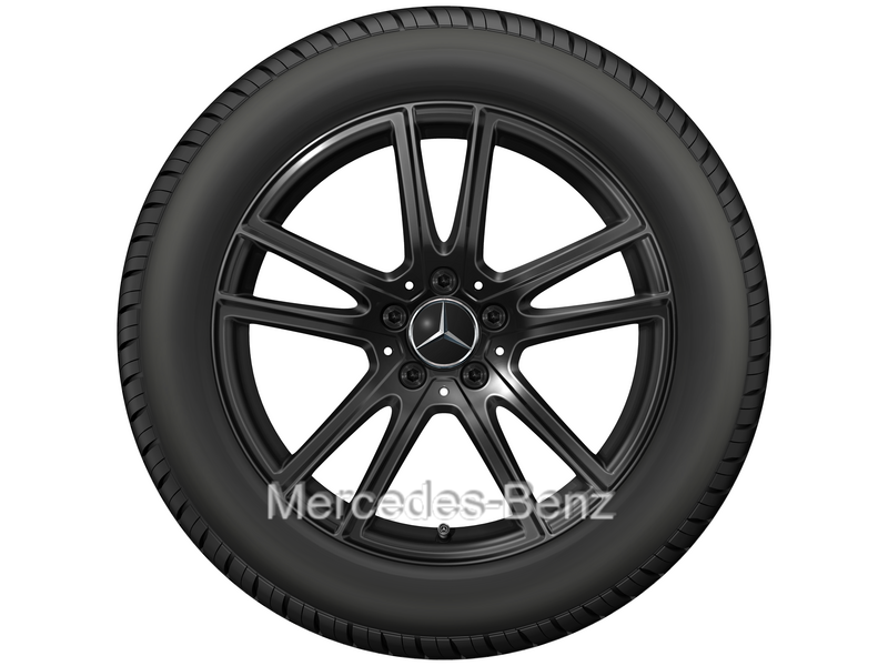 Mercedes-Benz Original Sommer-Komplettrad 5-Doppelspeichen schwarz Mercedes-Benz Original Sommer-Komplettrad 5-Doppelspeichen schwarz